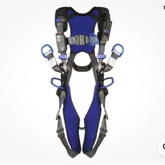 3M DBI-SALA ExoFit X300 Safety Harness Blue and Black size small max weight 350 - Picture 2 of 3